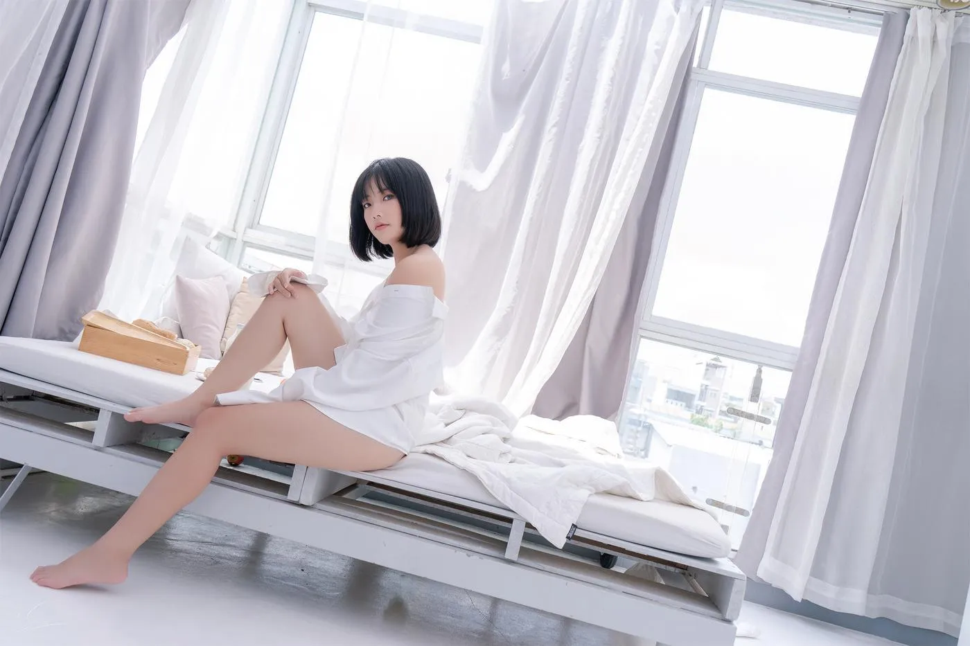 Messie Huang – NO.08 Boyfriends shirt [26P]插图8
